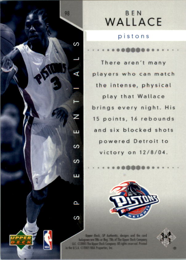 2004/2005 SP Authentic (Upper Deck) Basketball - Picture 70 of 260