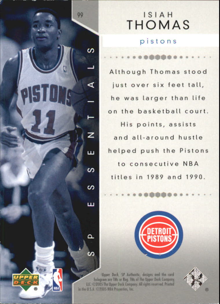 2004/2005 SP Authentic (Upper Deck) Basketball - Picture 68 of 260
