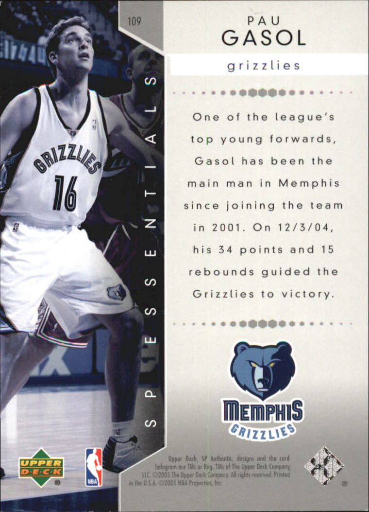 2004/2005 SP Authentic (Upper Deck) Basketball - Picture 51 of 260