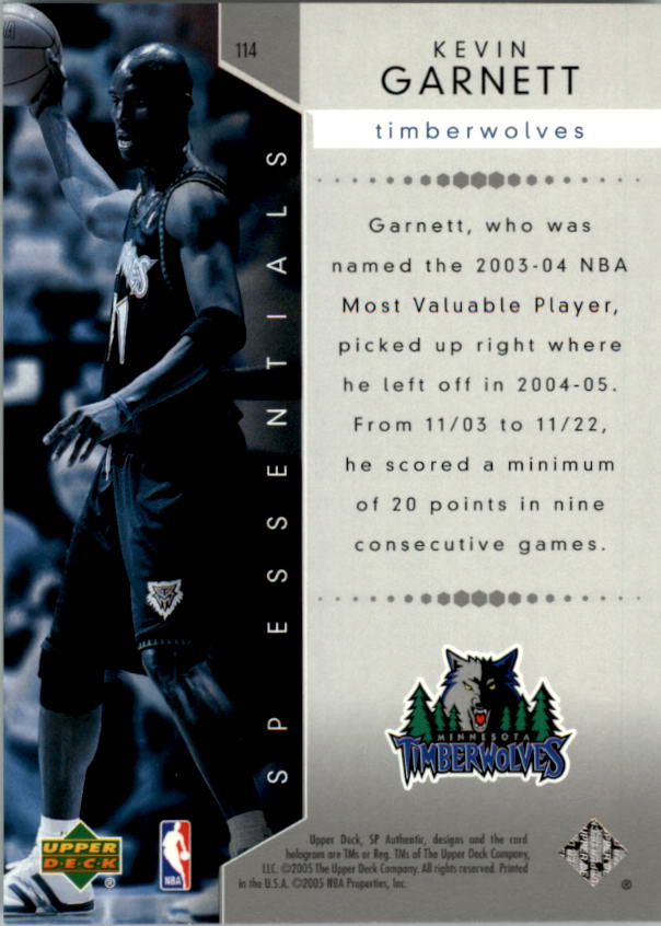 2004/2005 SP Authentic (Upper Deck) Basketball - Picture 45 of 260