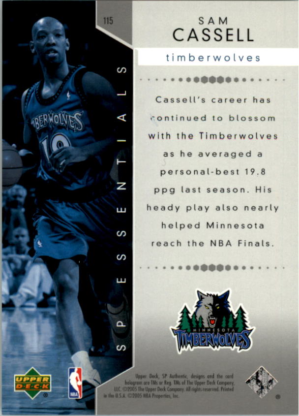 2004/2005 SP Authentic (Upper Deck) Basketball - Picture 43 of 260