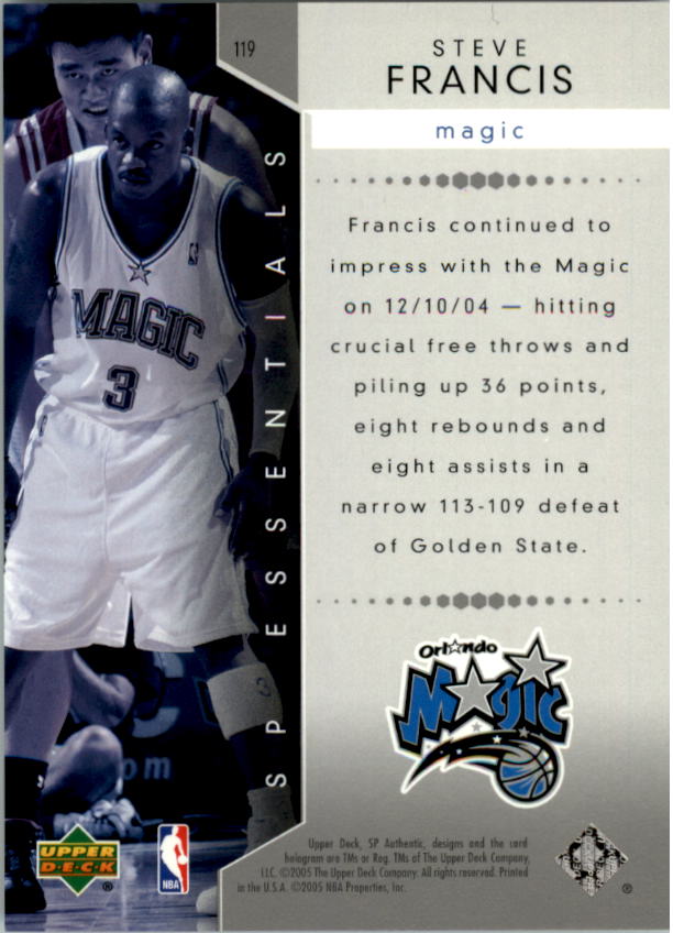 2004/2005 SP Authentic (Upper Deck) Basketball - Picture 35 of 260