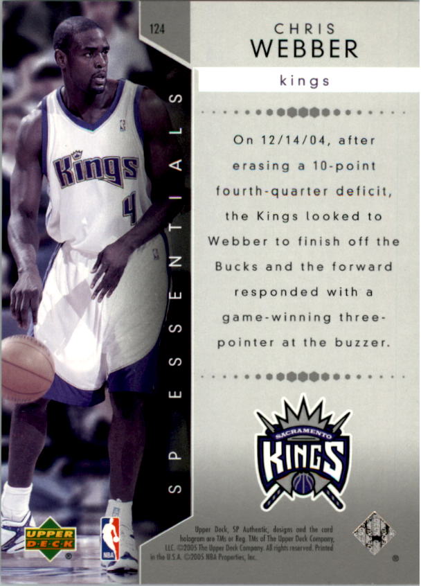2004/2005 SP Authentic (Upper Deck) Basketball - Picture 27 of 260