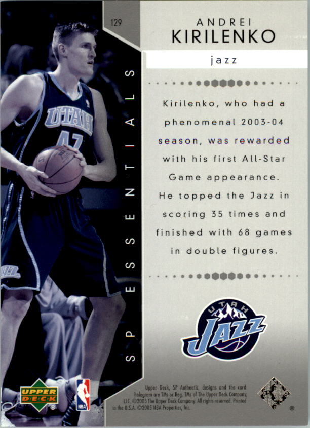 2004/2005 SP Authentic (Upper Deck) Basketball - Picture 19 of 260