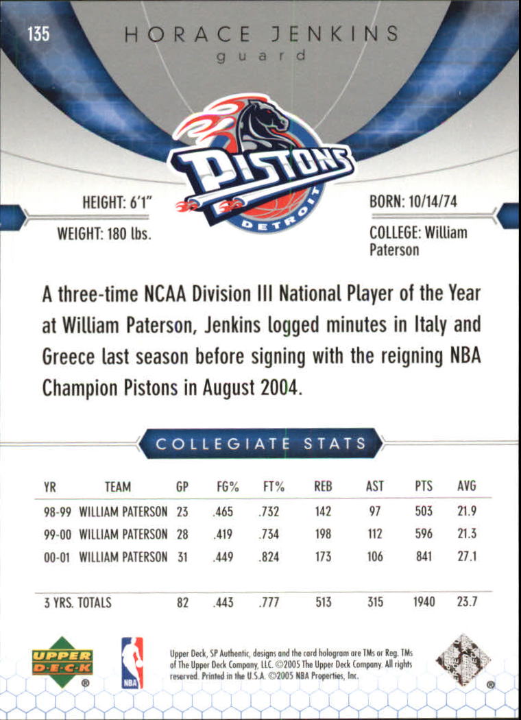 2004/2005 SP Authentic (Upper Deck) Basketball - Picture 13 of 260