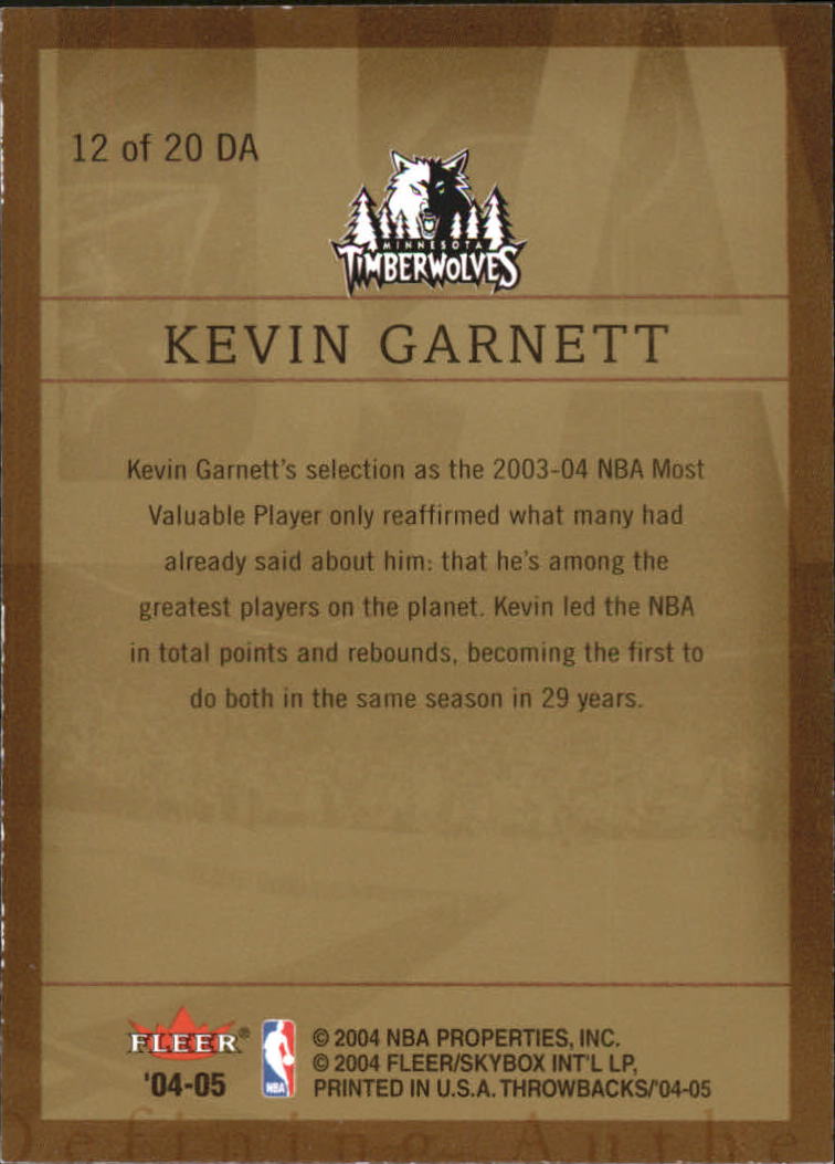 2004/2005 Throwbacks (Fleer) Basketball Part 2 Parallel and Insert Cards - Picture 13 of 25