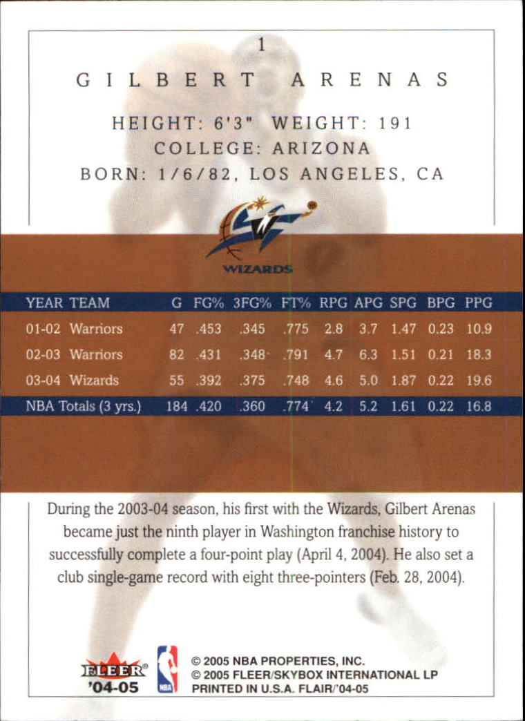 2004/2005 Flair (Fleer) Basketball Main Set Cards #1 to #88 - Picture 3 of 97