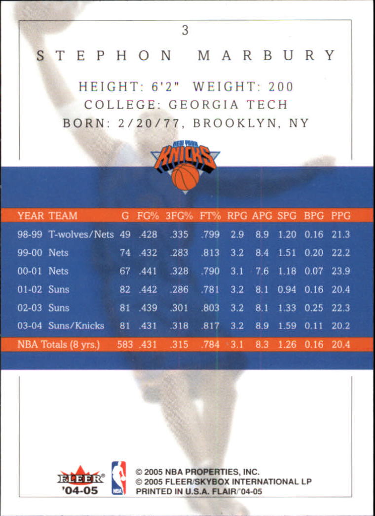 2004/2005 Flair (Fleer) Basketball Main Set Cards #1 to #88 - Picture 5 of 97