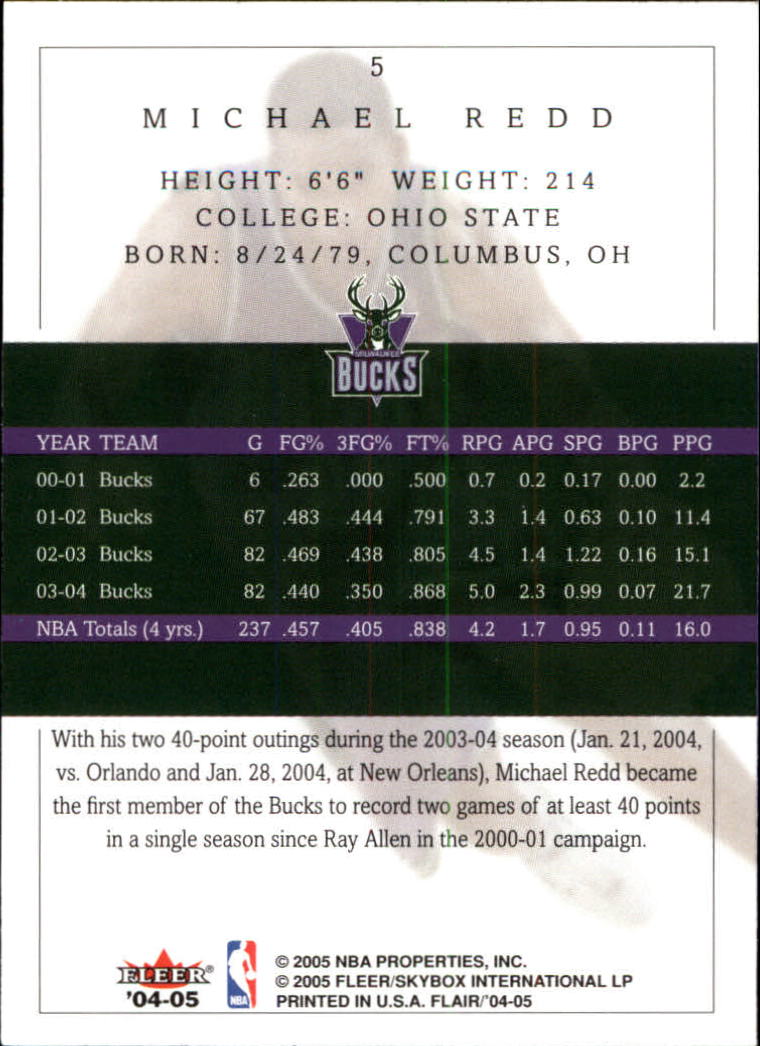 2004/2005 Flair (Fleer) Basketball Main Set Cards #1 to #88 - Picture 9 of 97