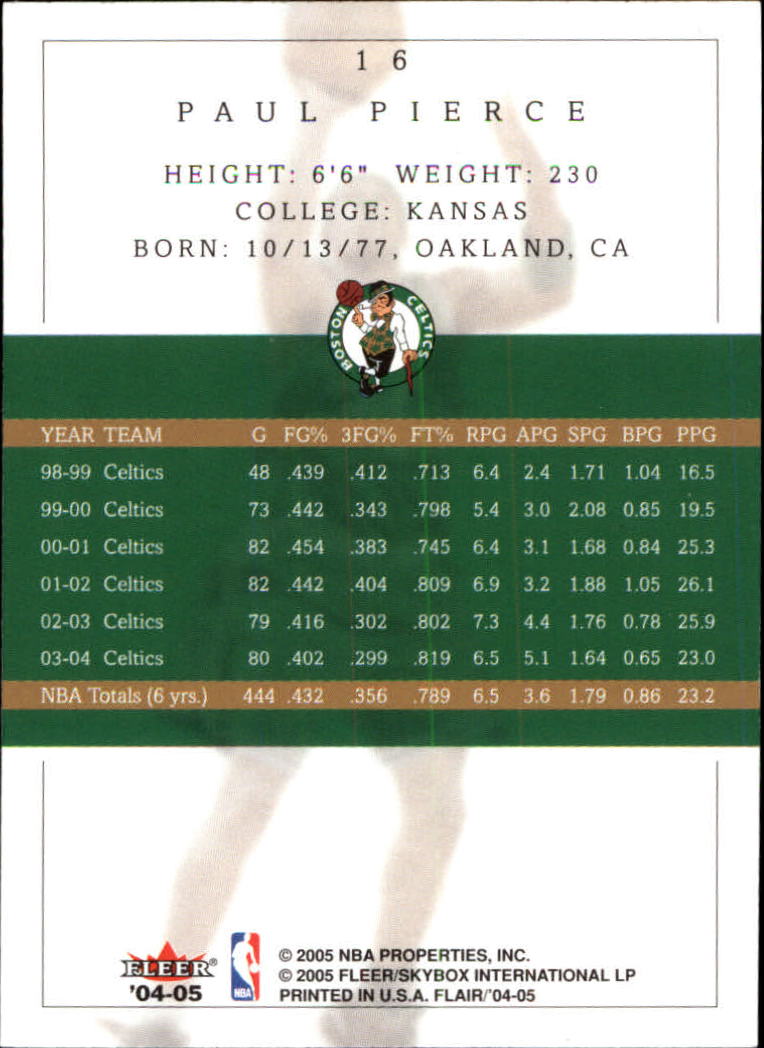 2004/2005 Flair (Fleer) Basketball Main Set Cards #1 to #88 - Picture 25 of 97