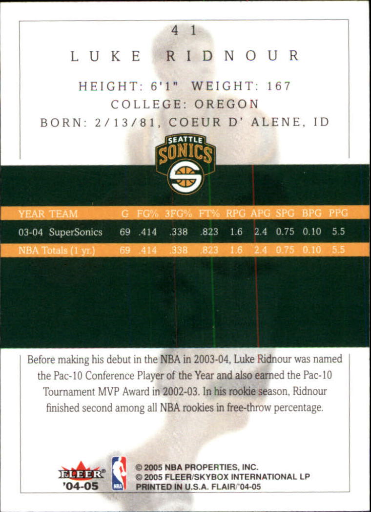 2004/2005 Flair (Fleer) Basketball Main Set Cards #1 to #88 - Picture 53 of 97