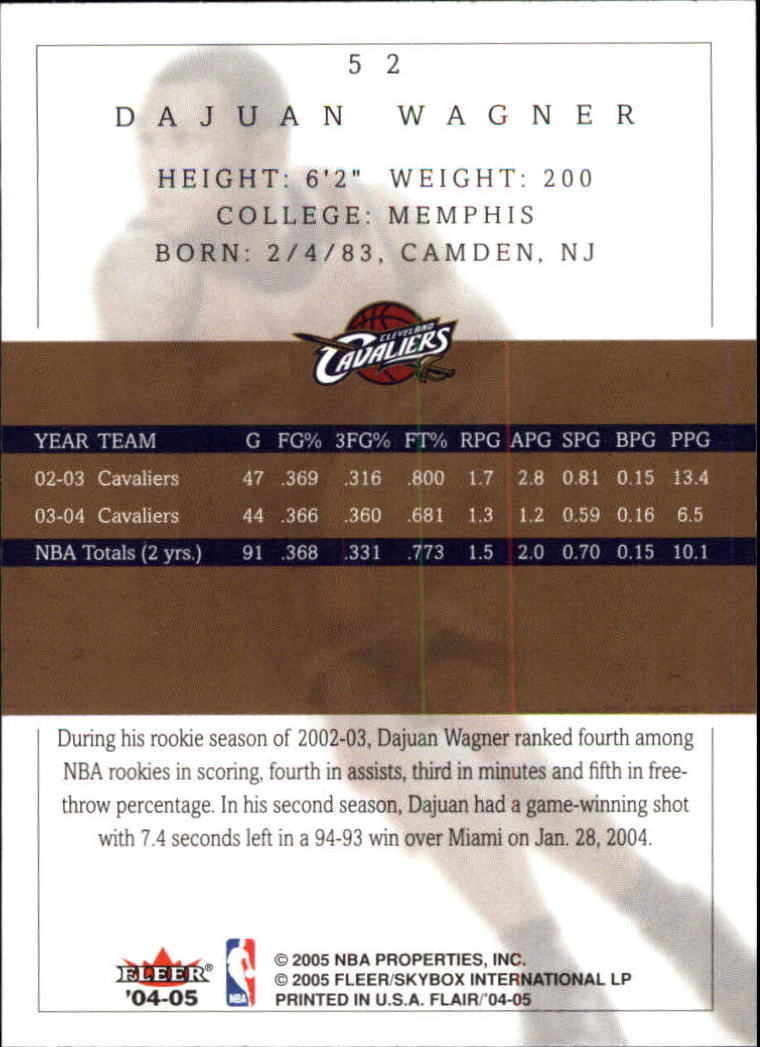 2004/2005 Flair (Fleer) Basketball Main Set Cards #1 to #88 - Picture 67 of 97