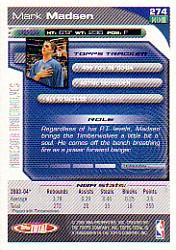 2004-05 tarjeta de baloncesto total Topps #251-440 - elige tu tarjeta - Imagen 39 de 367