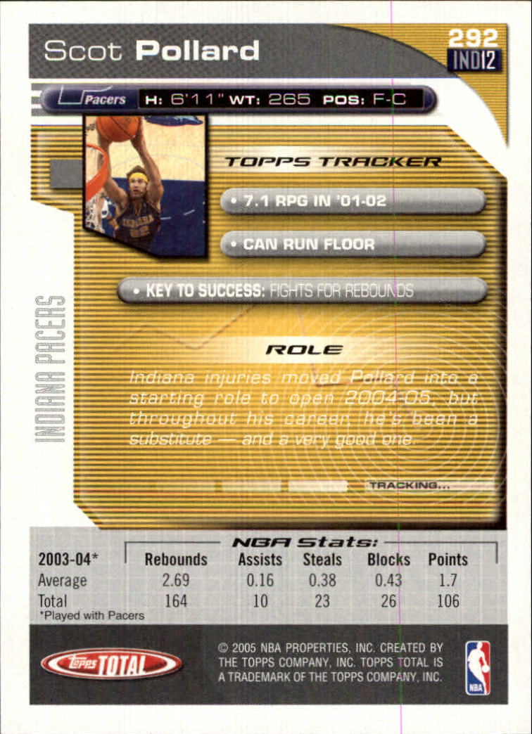 2004-05 tarjeta de baloncesto total Topps #251-440 - elige tu tarjeta - Imagen 73 de 367