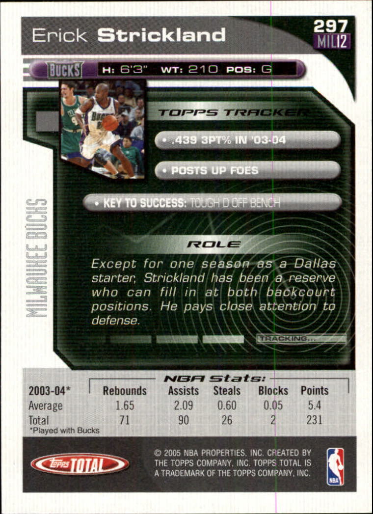 2004-05 tarjeta de baloncesto total Topps #251-440 - elige tu tarjeta - Imagen 83 de 367
