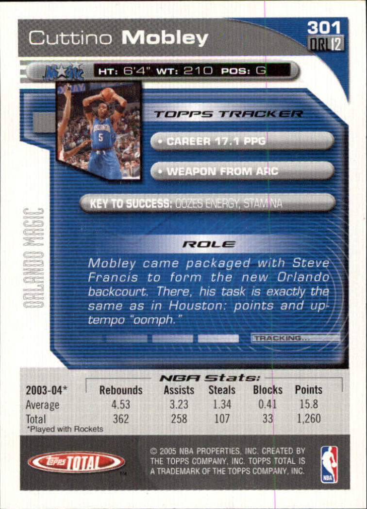 2004-05 tarjeta de baloncesto total Topps #251-440 - elige tu tarjeta - Imagen 91 de 367