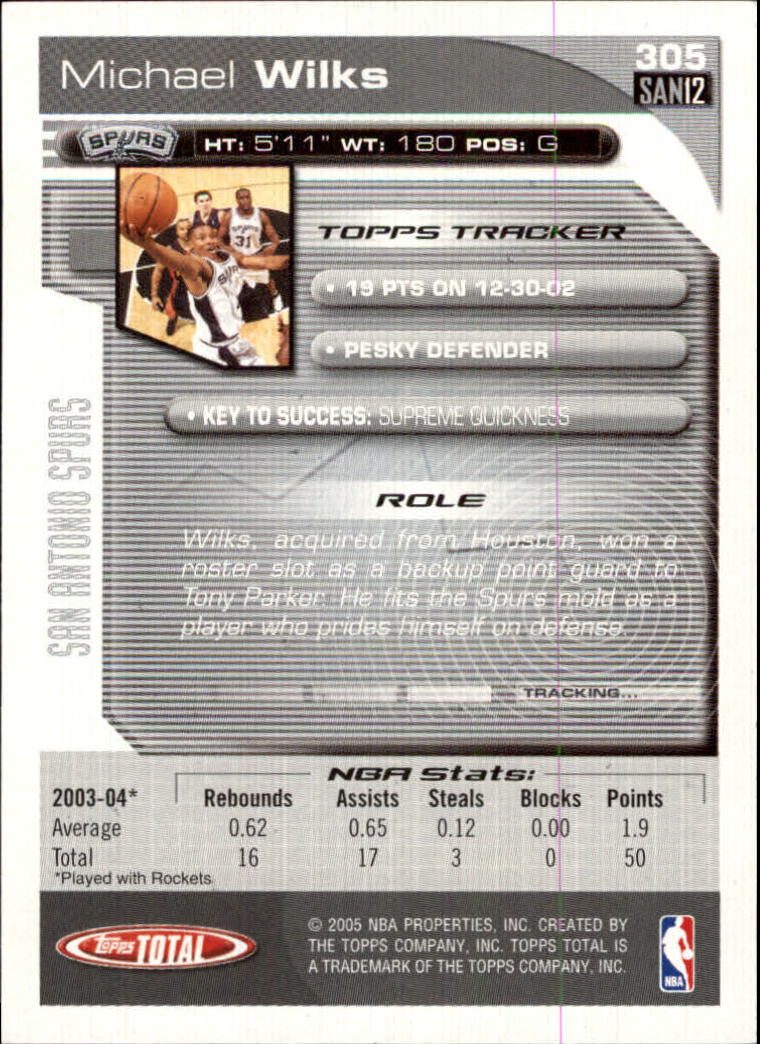 2004-05 tarjeta de baloncesto total Topps #251-440 - elige tu tarjeta - Imagen 99 de 367