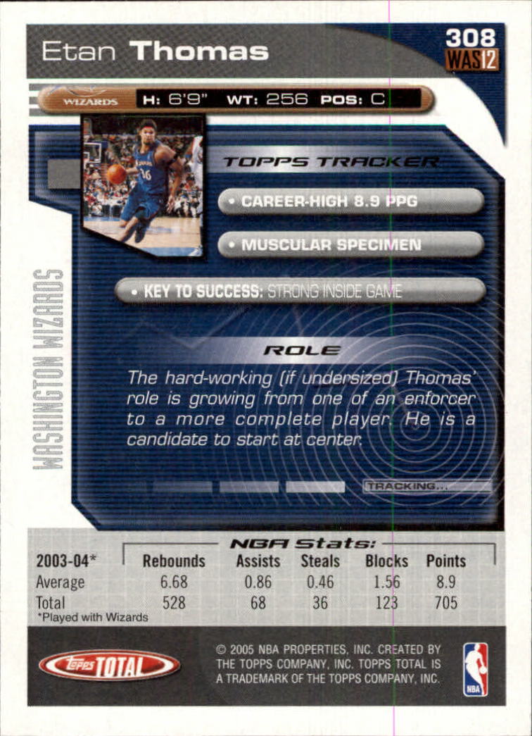 2004-05 tarjeta de baloncesto total Topps #251-440 - elige tu tarjeta - Imagen 105 de 367