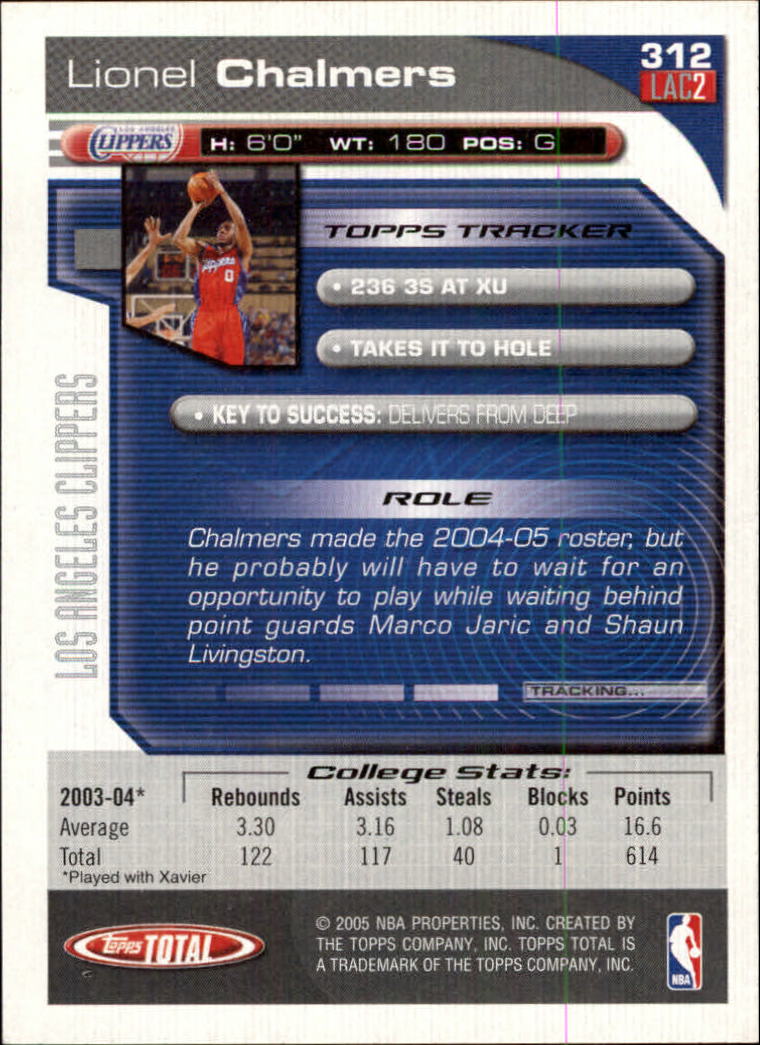 2004-05 tarjeta de baloncesto total Topps #251-440 - elige tu tarjeta - Imagen 113 de 367