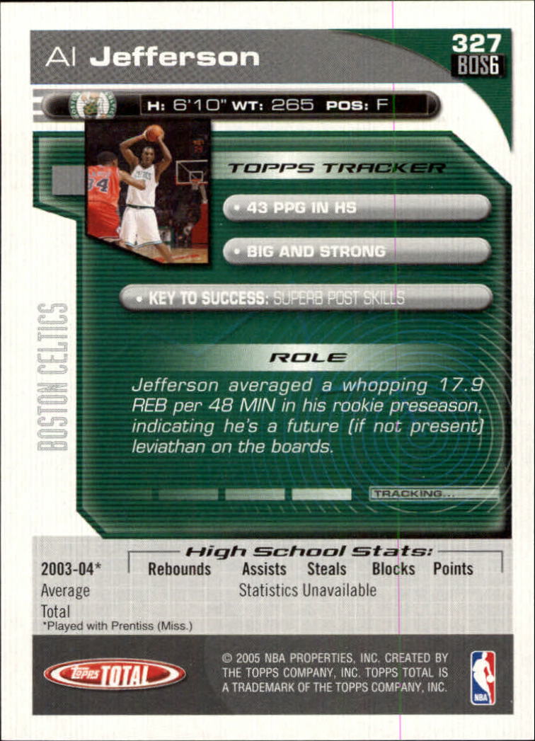 2004-05 tarjeta de baloncesto total Topps #251-440 - elige tu tarjeta - Imagen 143 de 367