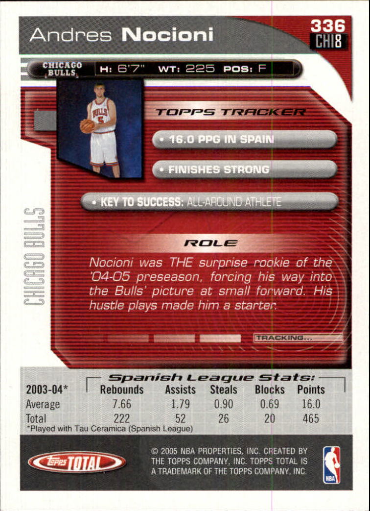 2004-05 tarjeta de baloncesto total Topps #251-440 - elige tu tarjeta - Imagen 161 de 367