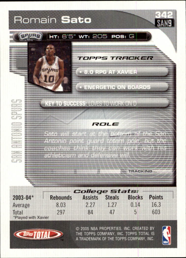 2004-05 tarjeta de baloncesto total Topps #251-440 - elige tu tarjeta - Imagen 173 de 367