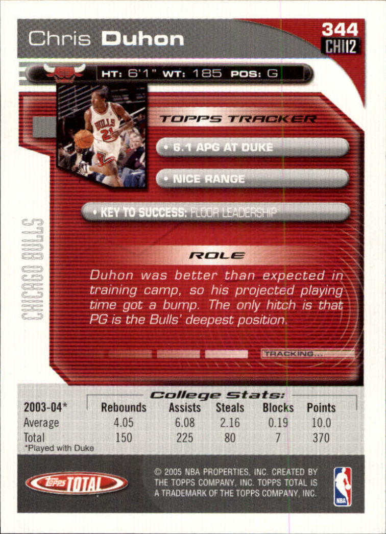 2004-05 tarjeta de baloncesto total Topps #251-440 - elige tu tarjeta - Imagen 177 de 367