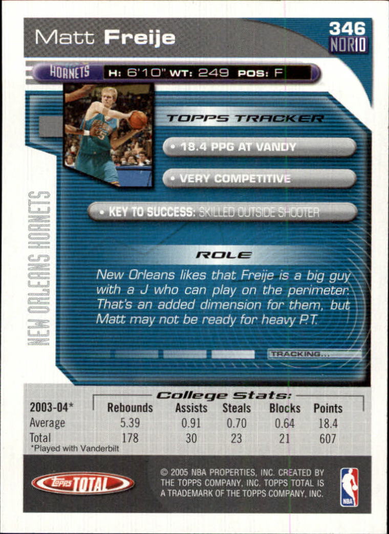 2004-05 tarjeta de baloncesto total Topps #251-440 - elige tu tarjeta - Imagen 181 de 367
