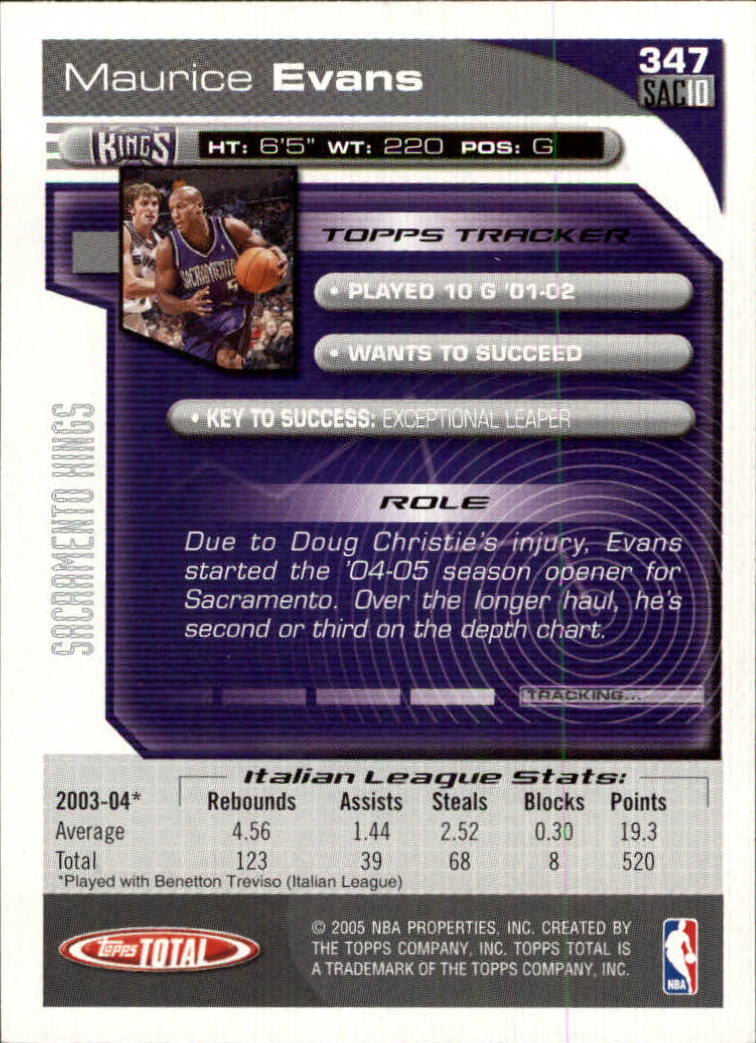 2004-05 tarjeta de baloncesto total Topps #251-440 - elige tu tarjeta - Imagen 183 de 367