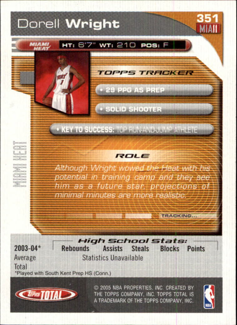 2004-05 tarjeta de baloncesto total Topps #251-440 - elige tu tarjeta - Imagen 191 de 367