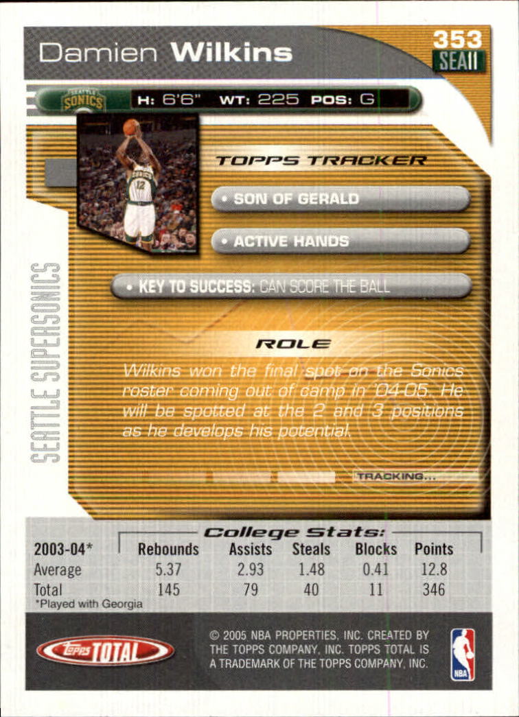 2004-05 tarjeta de baloncesto total Topps #251-440 - elige tu tarjeta - Imagen 195 de 367