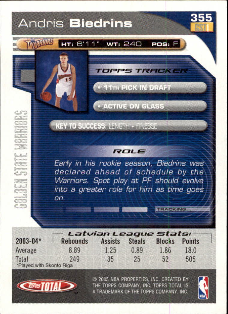 2004-05 tarjeta de baloncesto total Topps #251-440 - elige tu tarjeta - Imagen 199 de 367