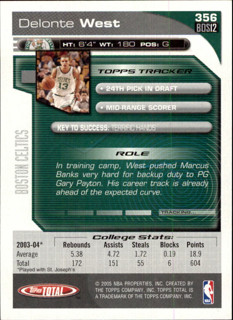 2004-05 tarjeta de baloncesto total Topps #251-440 - elige tu tarjeta - Imagen 201 de 367