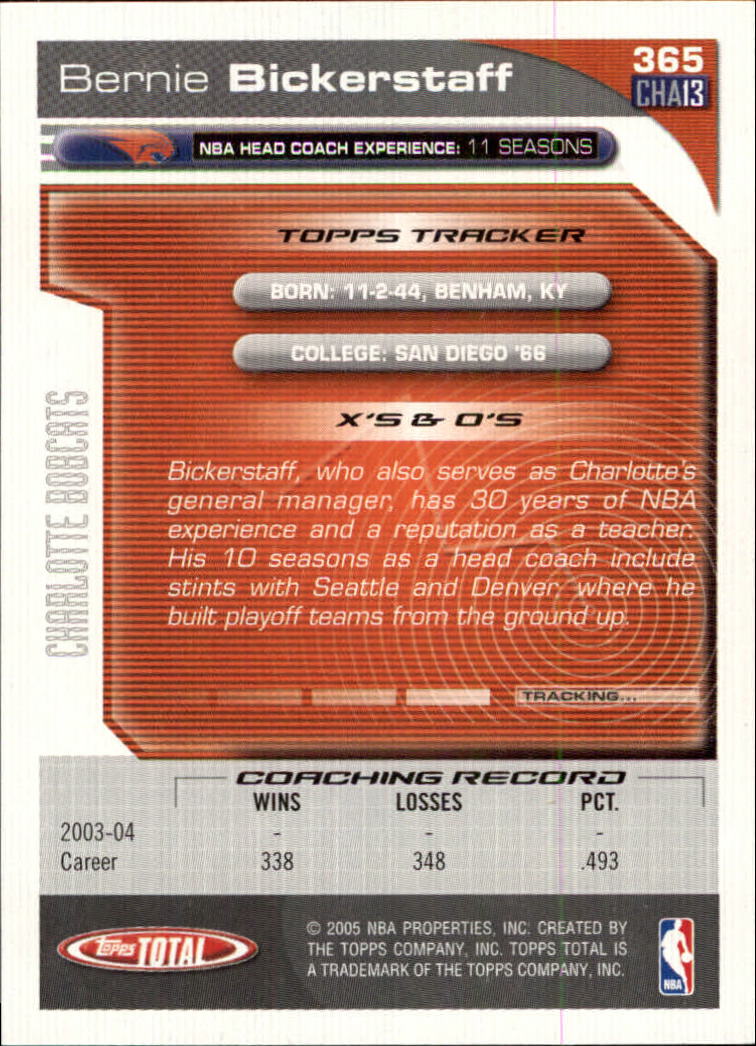2004-05 tarjeta de baloncesto total Topps #251-440 - elige tu tarjeta - Imagen 219 de 367