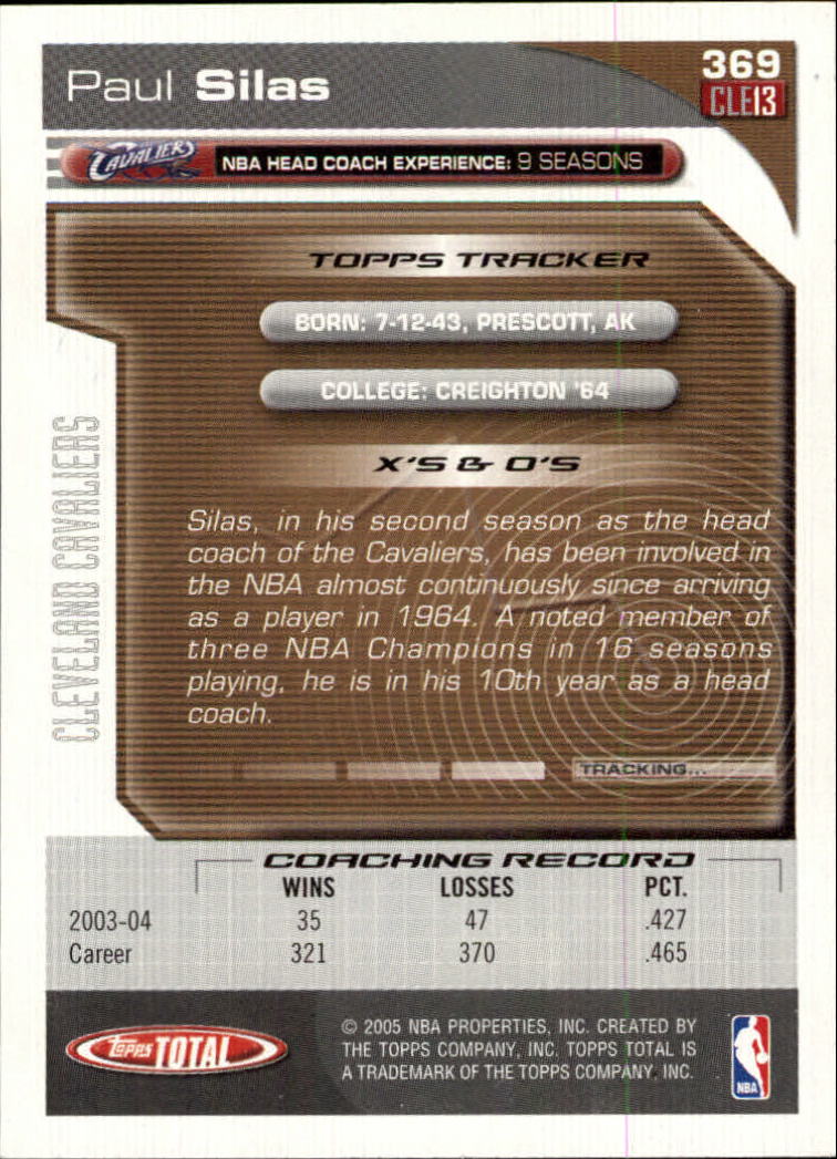 2004-05 tarjeta de baloncesto total Topps #251-440 - elige tu tarjeta - Imagen 227 de 367