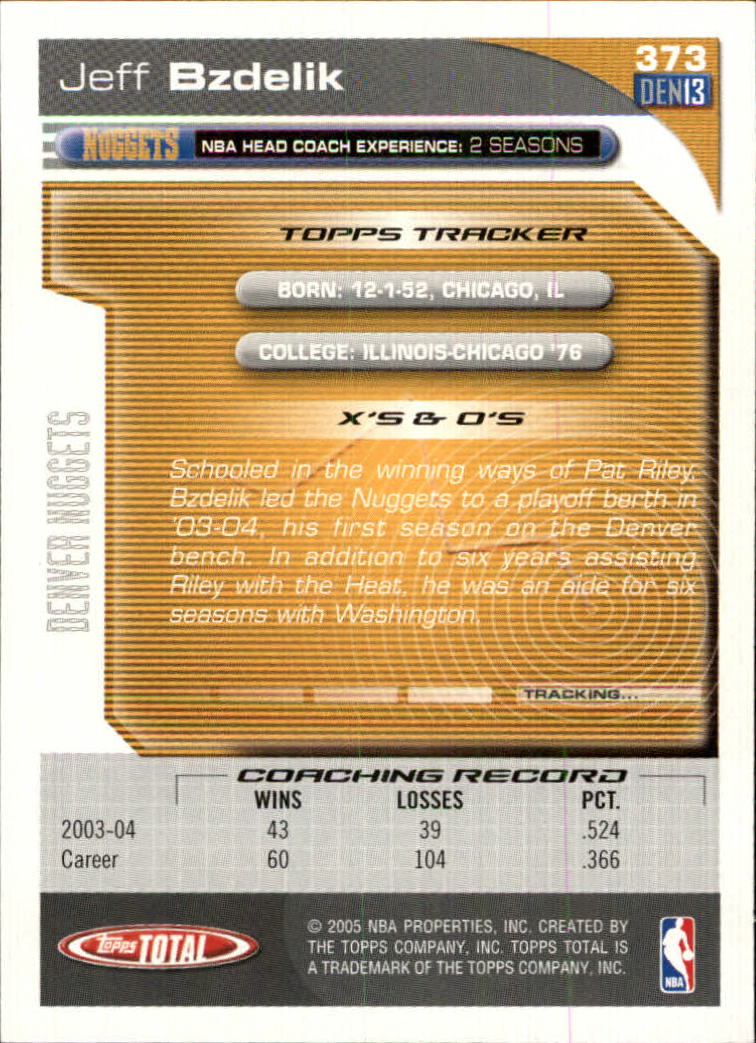 2004-05 tarjeta de baloncesto total Topps #251-440 - elige tu tarjeta - Imagen 235 de 367