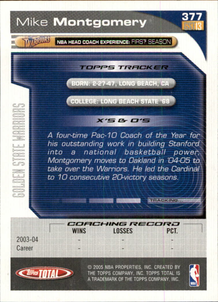 2004-05 tarjeta de baloncesto total Topps #251-440 - elige tu tarjeta - Imagen 243 de 367
