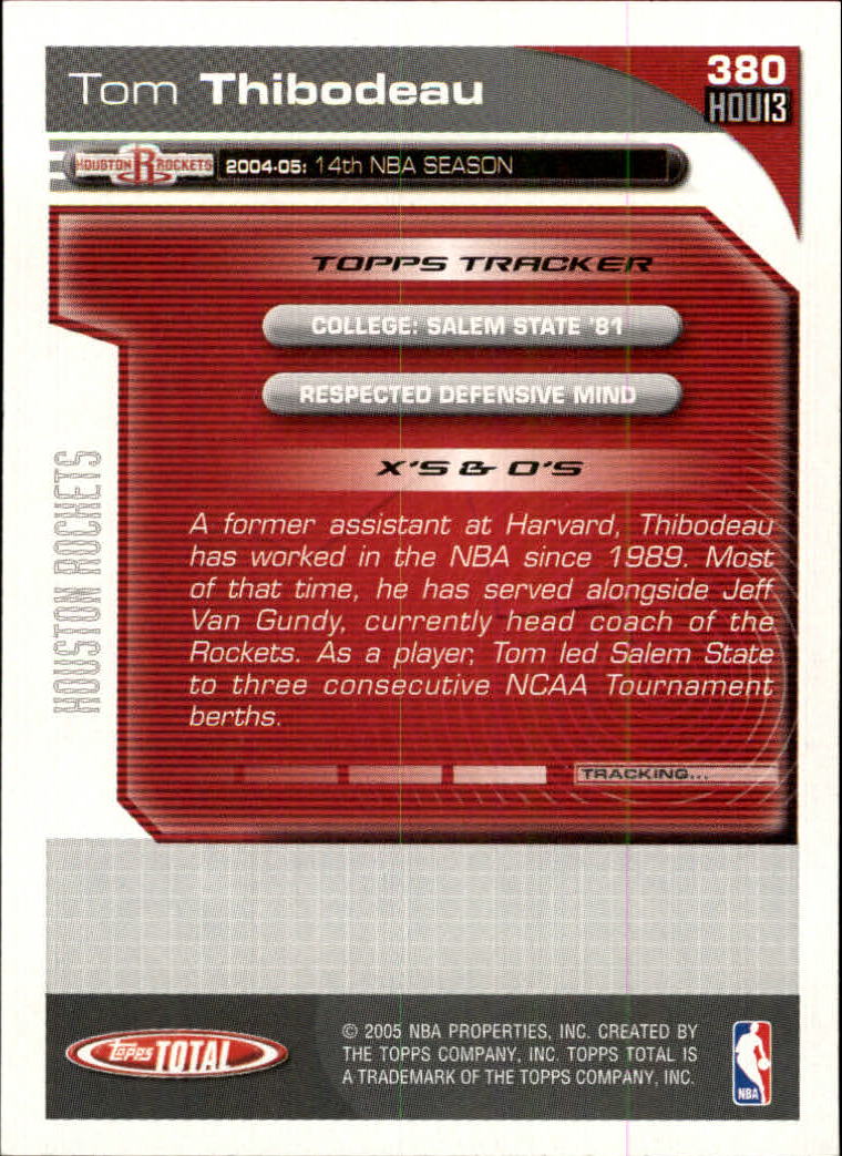 2004-05 tarjeta de baloncesto total Topps #251-440 - elige tu tarjeta - Imagen 249 de 367
