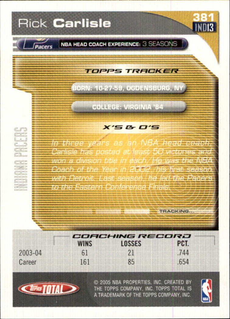 2004-05 tarjeta de baloncesto total Topps #251-440 - elige tu tarjeta - Imagen 251 de 367