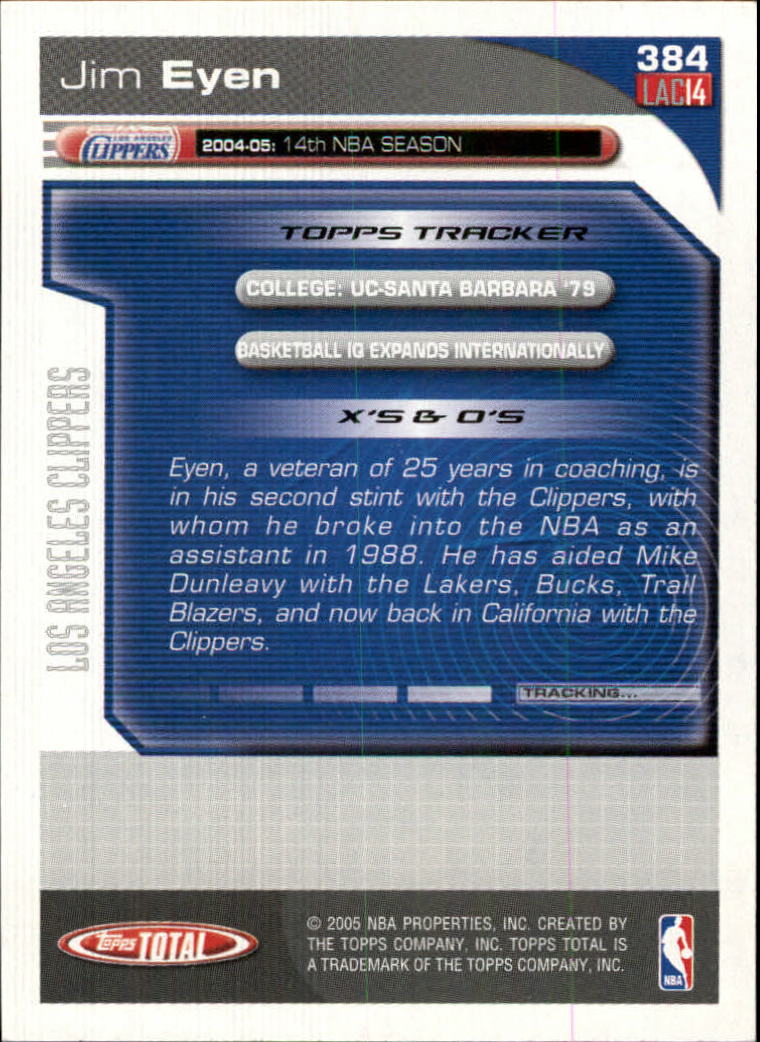 2004-05 tarjeta de baloncesto total Topps #251-440 - elige tu tarjeta - Imagen 257 de 367