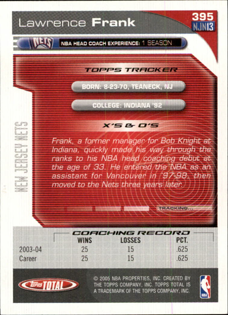2004-05 tarjeta de baloncesto total Topps #251-440 - elige tu tarjeta - Imagen 279 de 367