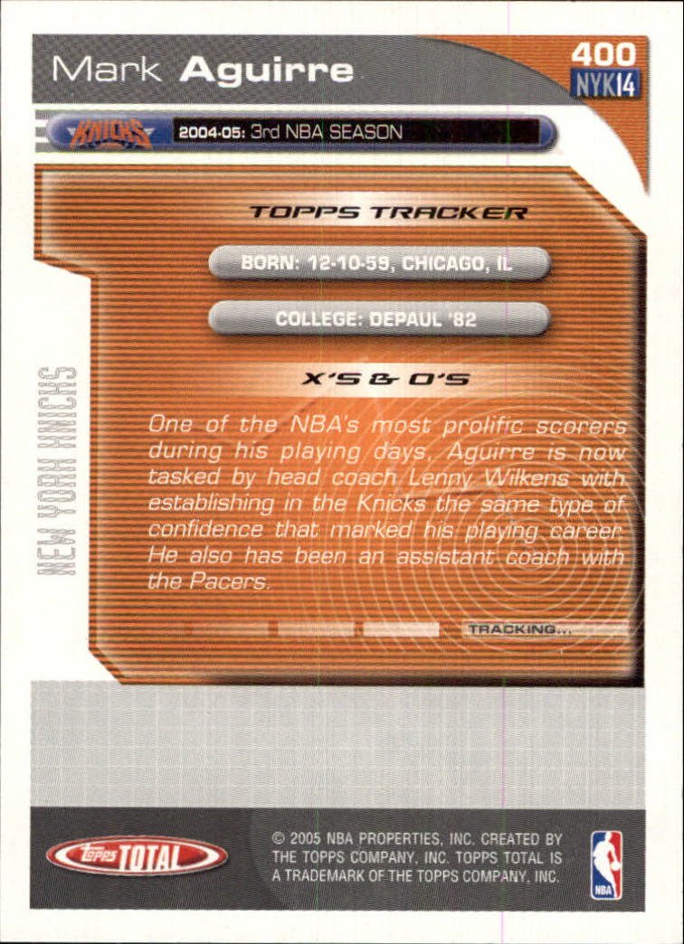 2004-05 tarjeta de baloncesto total Topps #251-440 - elige tu tarjeta - Imagen 289 de 367