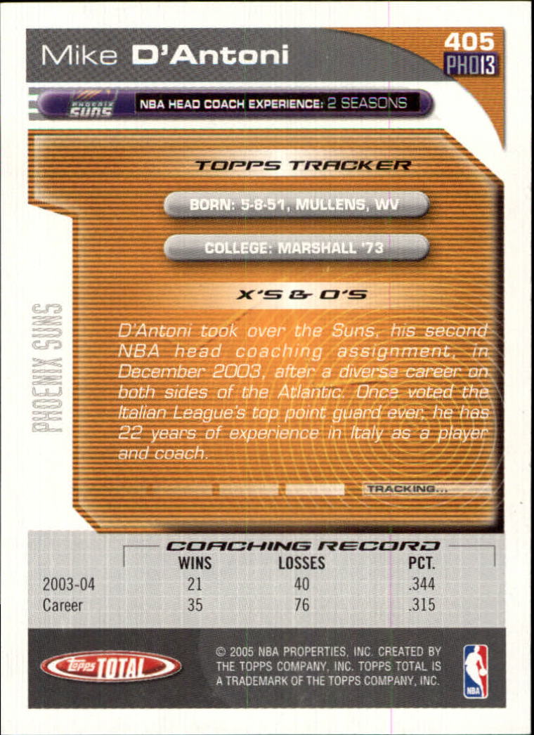 2004-05 tarjeta de baloncesto total Topps #251-440 - elige tu tarjeta - Imagen 299 de 367