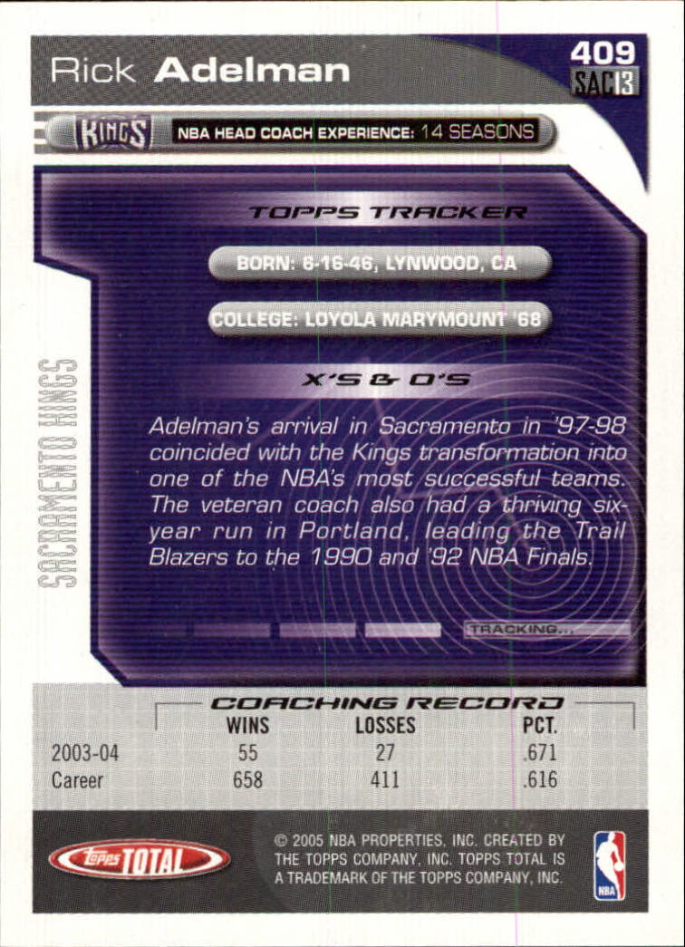 2004-05 tarjeta de baloncesto total Topps #251-440 - elige tu tarjeta - Imagen 307 de 367
