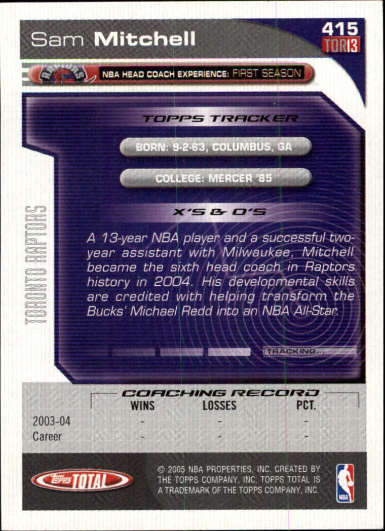 2004-05 tarjeta de baloncesto total Topps #251-440 - elige tu tarjeta - Imagen 319 de 367