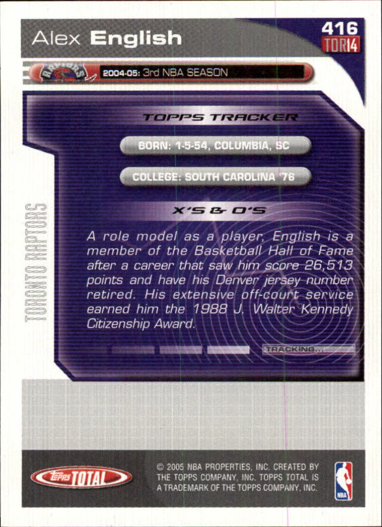 2004-05 tarjeta de baloncesto total Topps #251-440 - elige tu tarjeta - Imagen 321 de 367