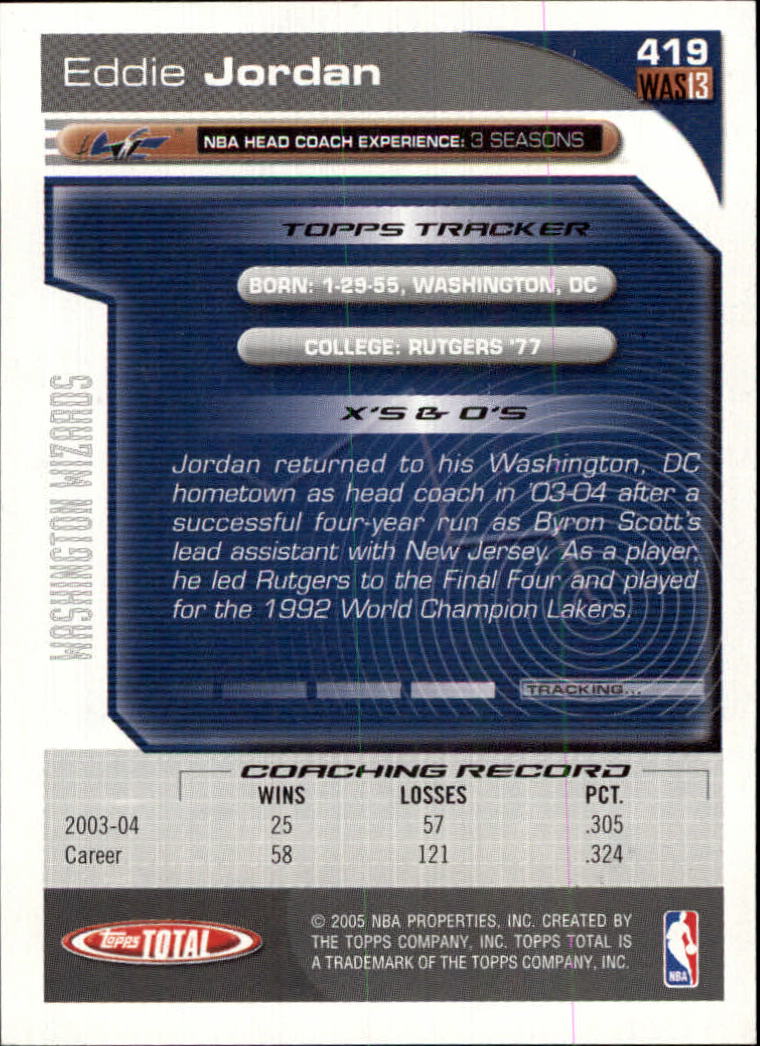 2004-05 tarjeta de baloncesto total Topps #251-440 - elige tu tarjeta - Imagen 325 de 367