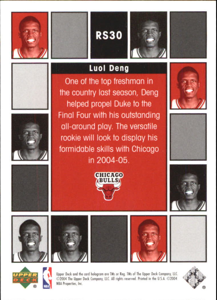 2004/2005 Upper Deck Basketball Part 2 Insert and Parallel Cards - Picture 95 of 95