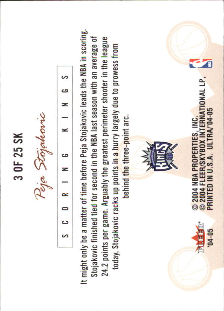 2004/2005 Ultra (Fleer) Basketball Part 3 Insert and Game Used Cards - Picture 7 of 41