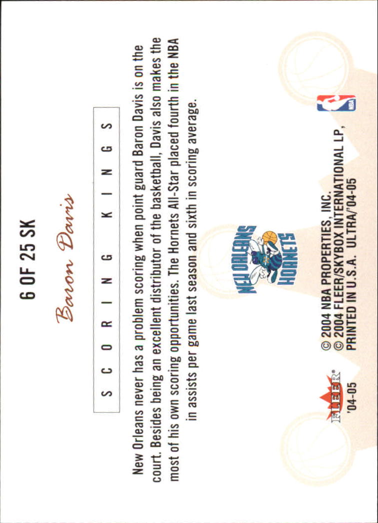 2004/2005 Ultra (Fleer) Basketball Part 3 Insert and Game Used Cards - Picture 11 of 41